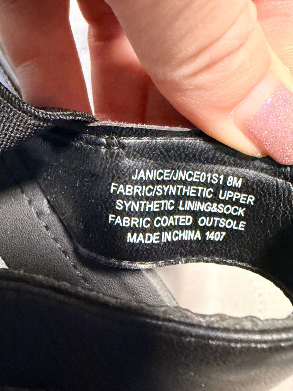 Steve Madden Janice platform wedge sandals, featuring black elastic straps. - Picture 4 of 10